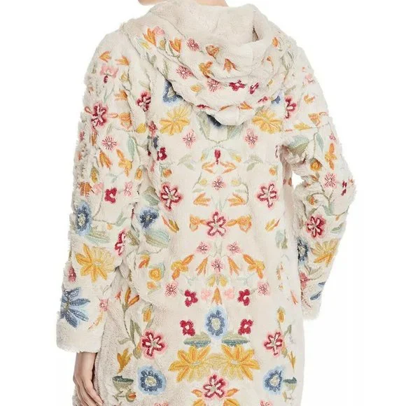 Johnny Was Sona Fur Coat Cream - B41619-7 - Picture 2 of 2